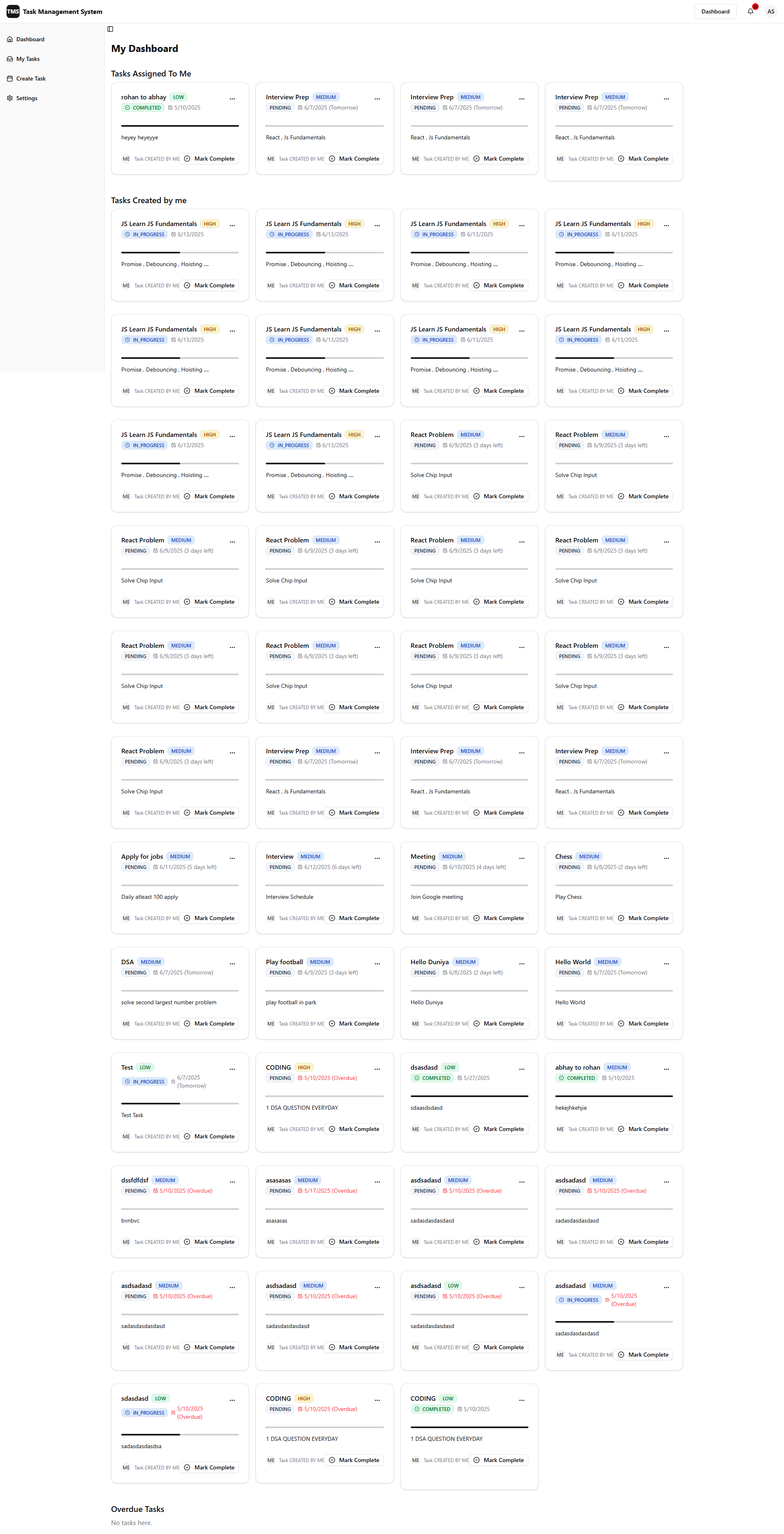 Task Management System